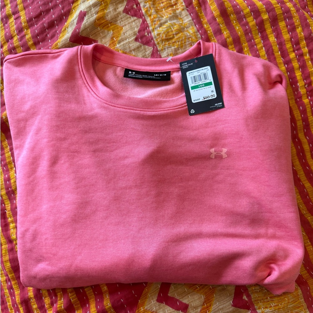 Under Armour Pink Sweatshirt